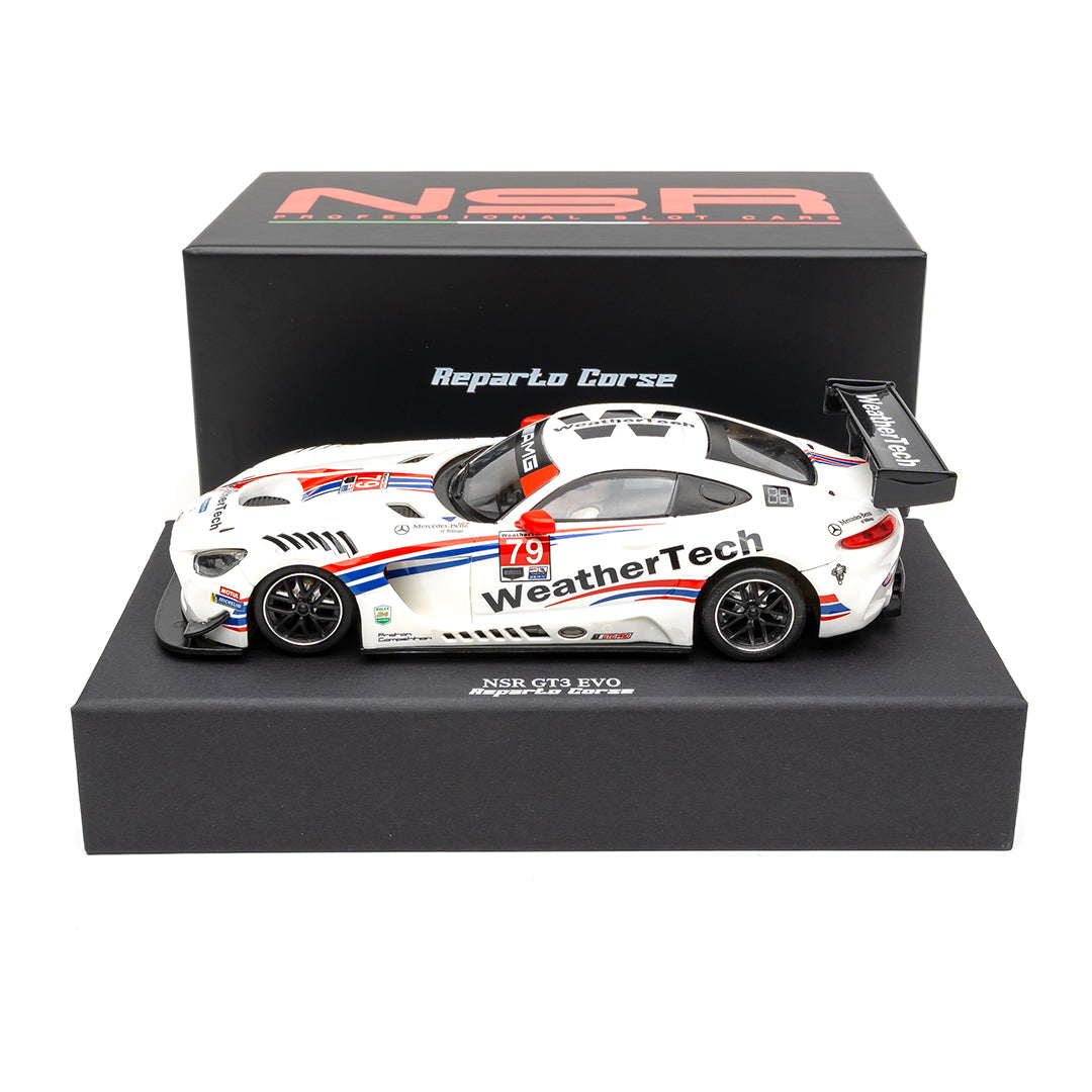 NSR 0431RCP-AW - PRE-ORDER NOW! - AMG GT3 EVO - Weathertech #79 - REPARTO CORSE for Plastic Tracks