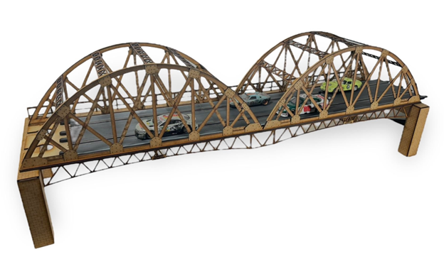 Magnetic Racing MRA118BL - Sistema de Ponte de Ferro Hughsey - Suportes de Tijolo
