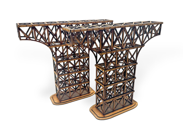 Magnetic Racing MRA118IL - Sistema de Ponte de Ferro Hughsey - Suportes de Ferro