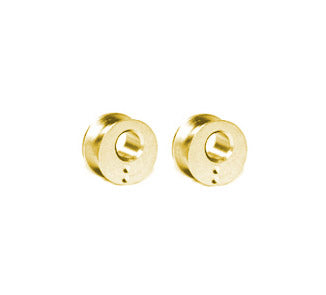 Sloting Plus SP051201 - Eccentric Brass Bushings - 0.6mm Offset - for 3/32" axles - pair
