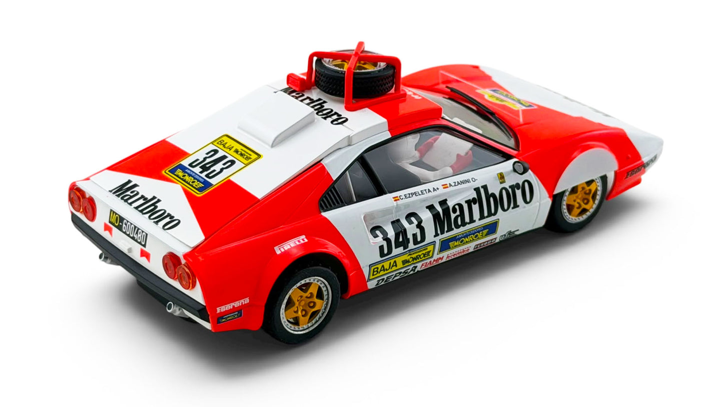 Avant Slot 51411 - PRE-ORDER NOW! - Ferrari 308 GTB - Marlboro Baja Aragon 1985 - Zanini