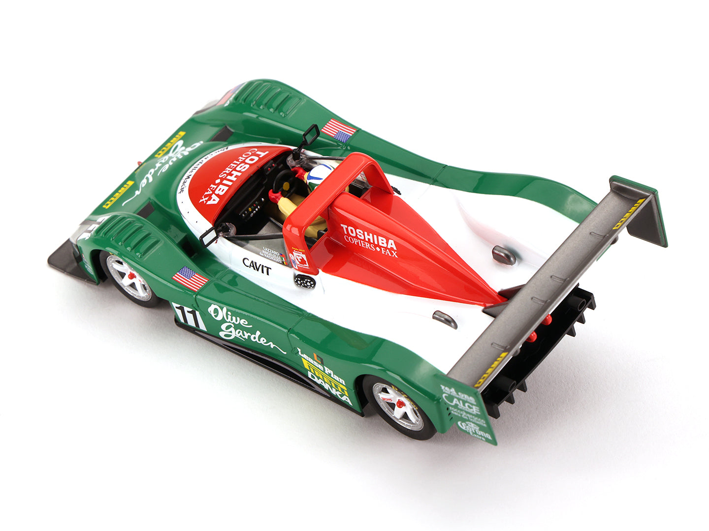 MR Slotcar MR1065 - F 333SP #11 Olive Garden - '99 Sebring