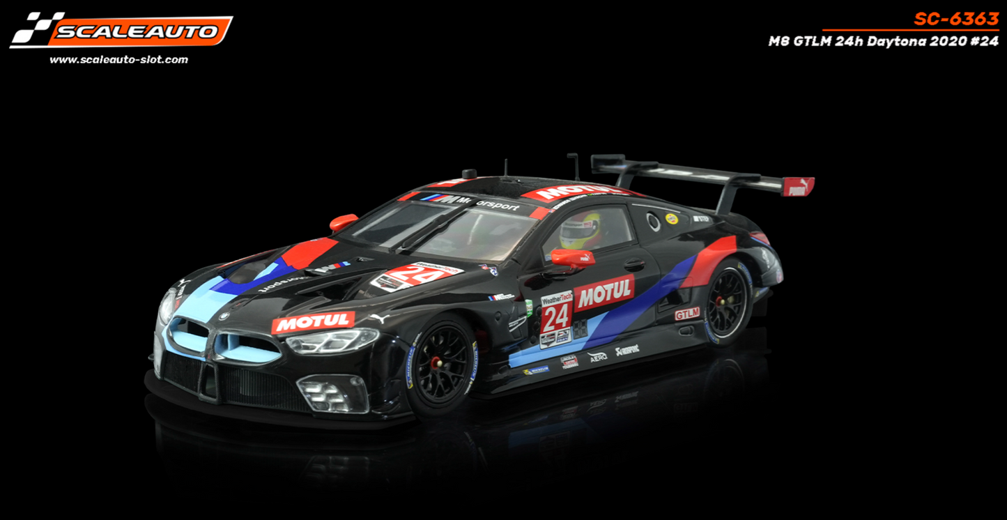 Scaleauto SC-6363 - PRE-ORDER NOW!!! - BMW M8 - Motul #24 - '20 Daytona Winner - Home Series