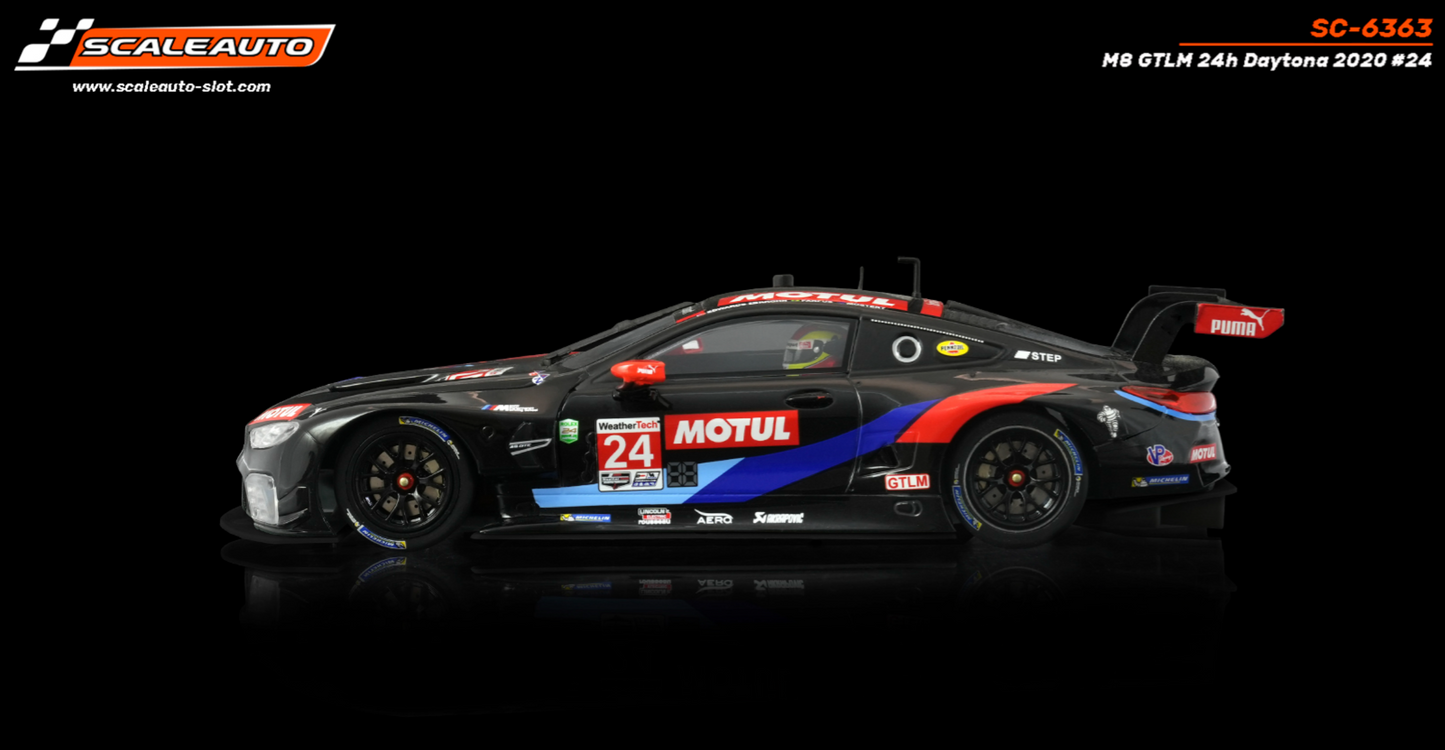 Scaleauto SC-6363 - PRE-ORDER NOW!!! - BMW M8 - Motul #24 - '20 Daytona Winner - Home Series