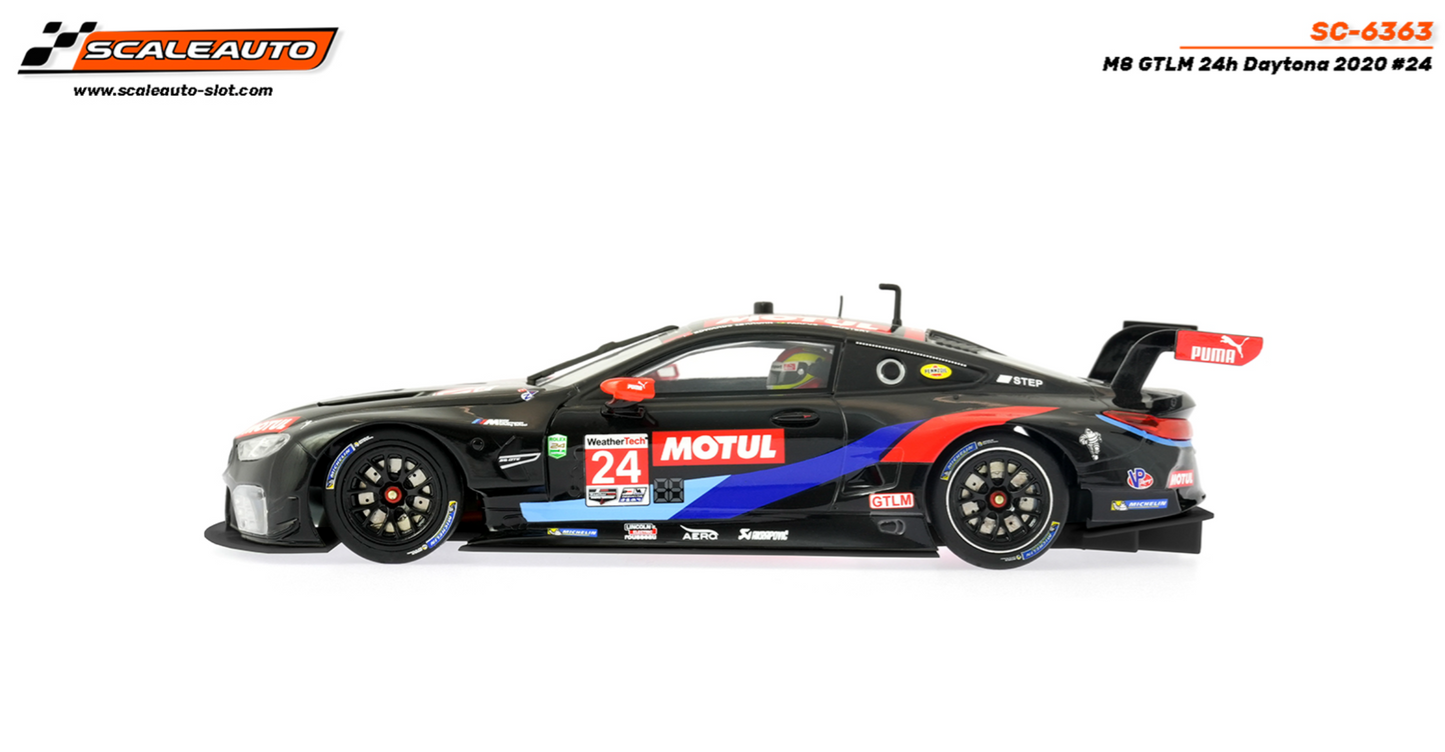 Scaleauto SC-6363 - PRE-ORDER NOW!!! - BMW M8 - Motul #24 - '20 Daytona Winner - Home Series