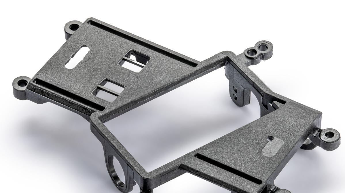 Slot.it CH82C1 - Anglewinder Motor Mount - 1.0mm Offset - EVO6 - for Boxer/Flat 6 - CARBON FIBER