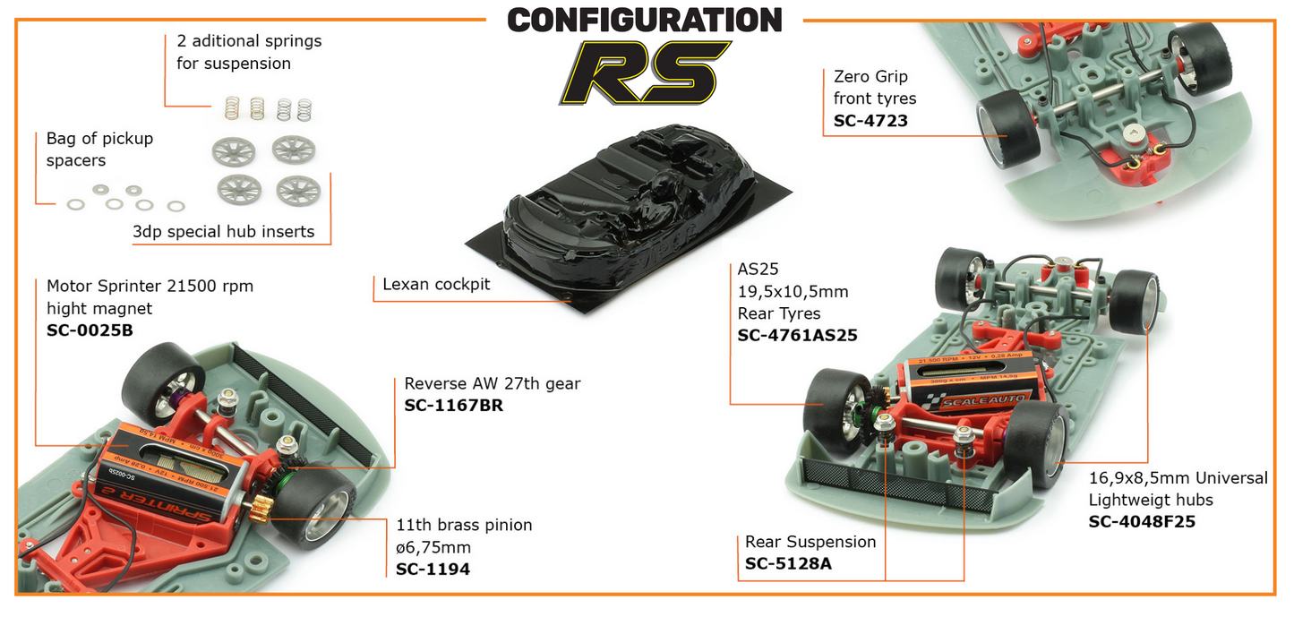 Scaleauto RS Series SC-6282RS - Callaway GT3 - Whelen #31 - '16 ADAC GT Masters Zandvoort
