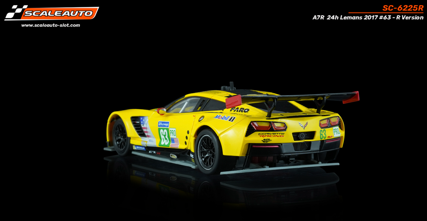 Scaleauto SC-6225R - PRE-ORDER NOW! - Corvette C7R #63 - '17 Le Mans 24h 3rd - R Series