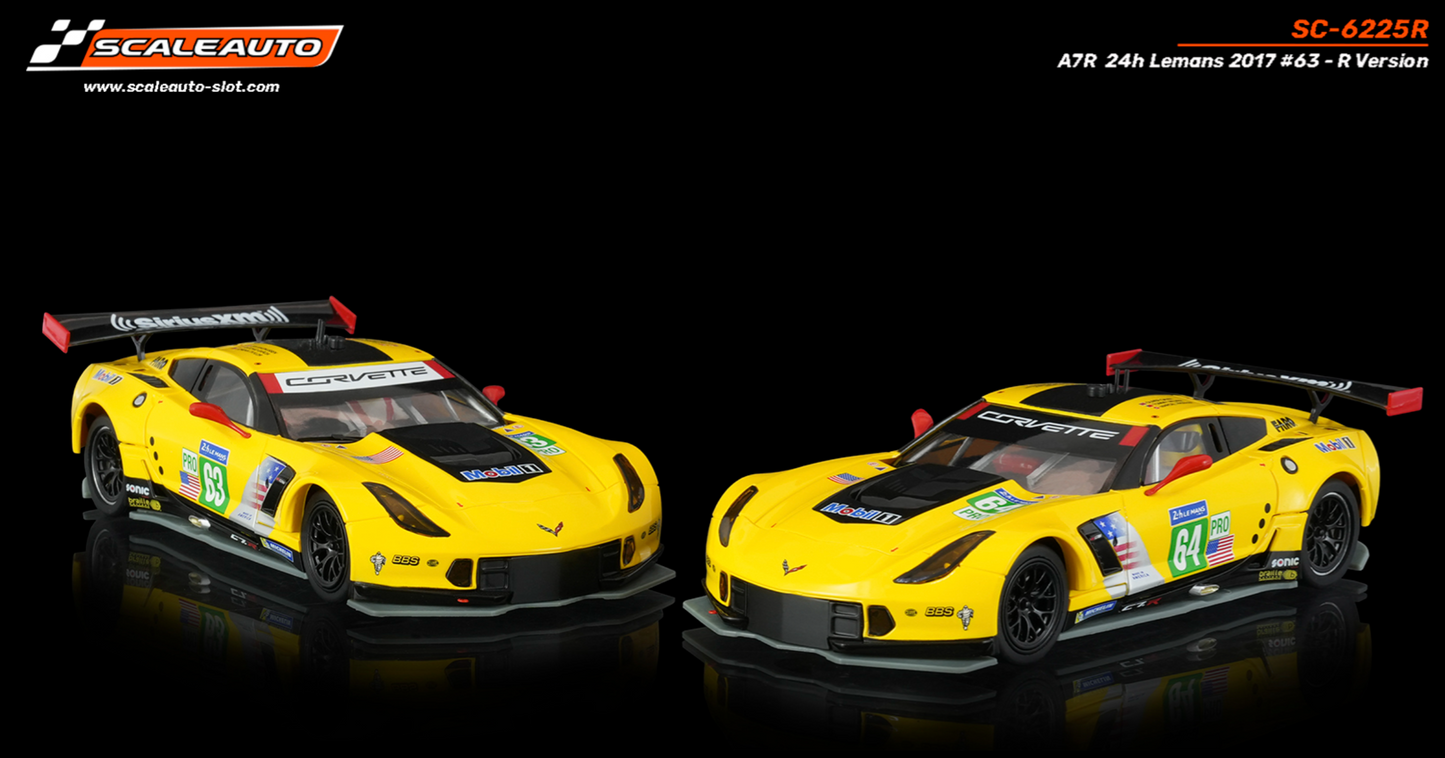 Scaleauto SC-6225R - PRE-ORDER NOW! - Corvette C7R #63 - '17 Le Mans 24h 3rd - R Series