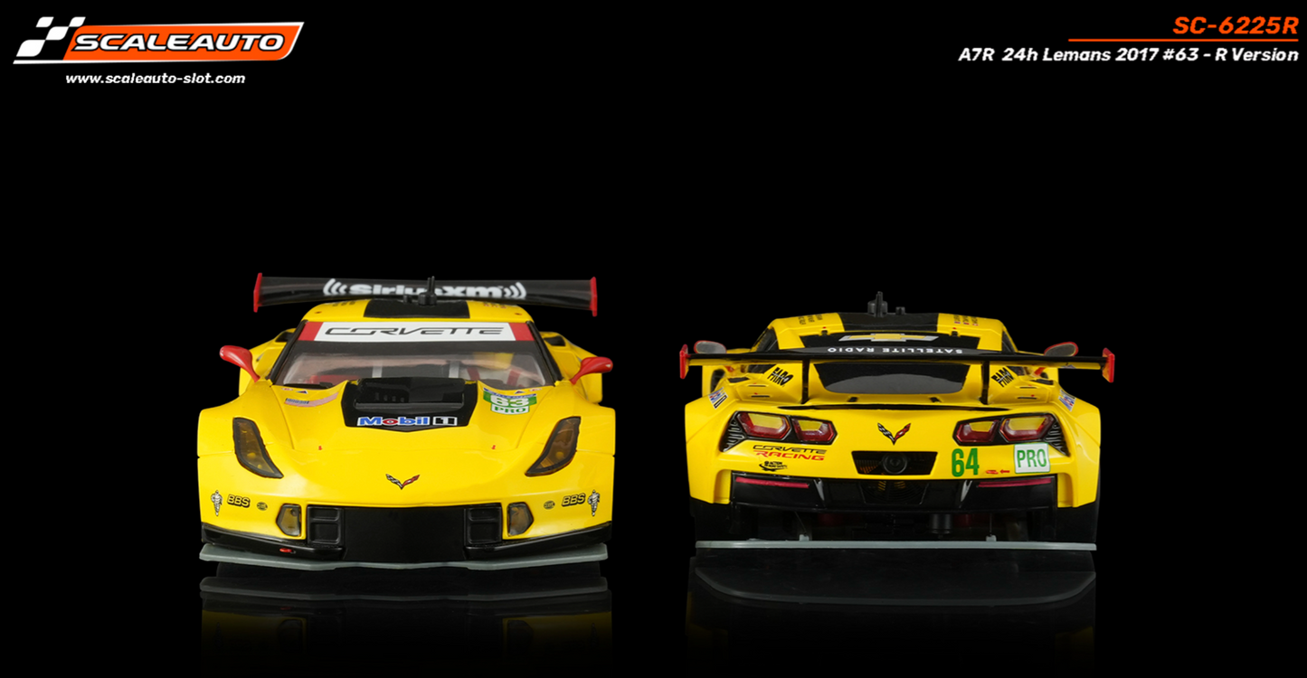 Scaleauto SC-6225R - PRE-ORDER NOW! - Corvette C7R #63 - '17 Le Mans 24h 3rd - R Series