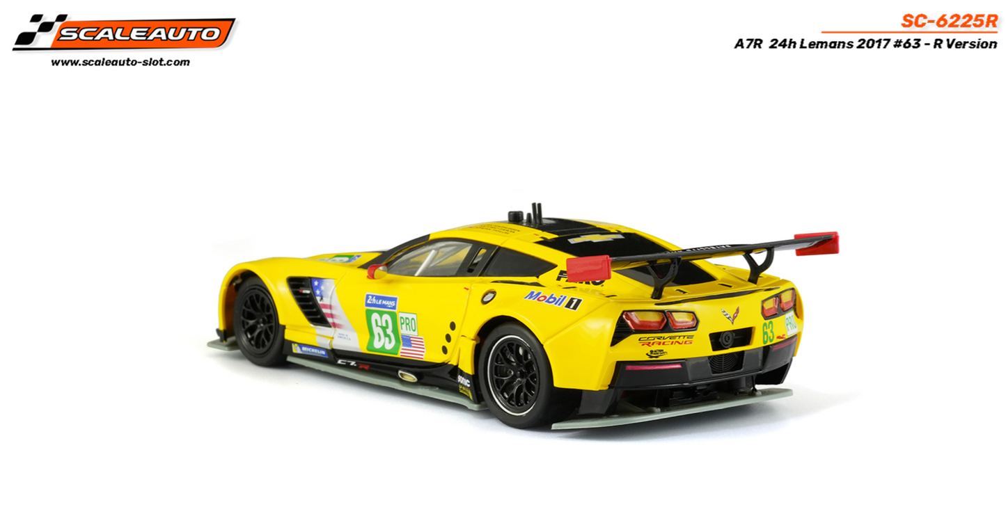 Scaleauto SC-6225R - PRE-ORDER NOW! - Corvette C7R #63 - '17 Le Mans 24h 3rd - R Series