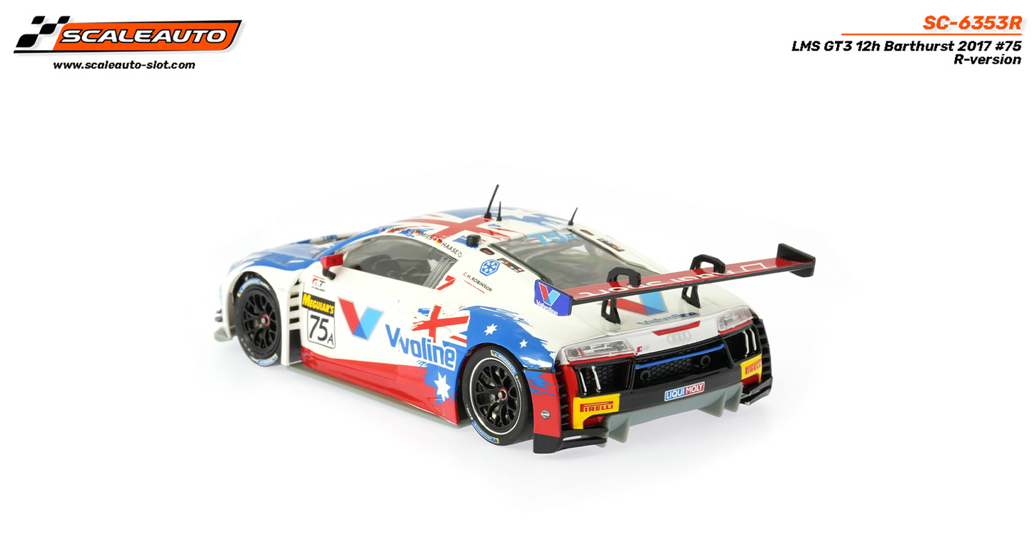 Scaleauto SC-6353R - Audi R8 LMS GT3 - Valvoline #75A - '17 12h Bathurst - R Series