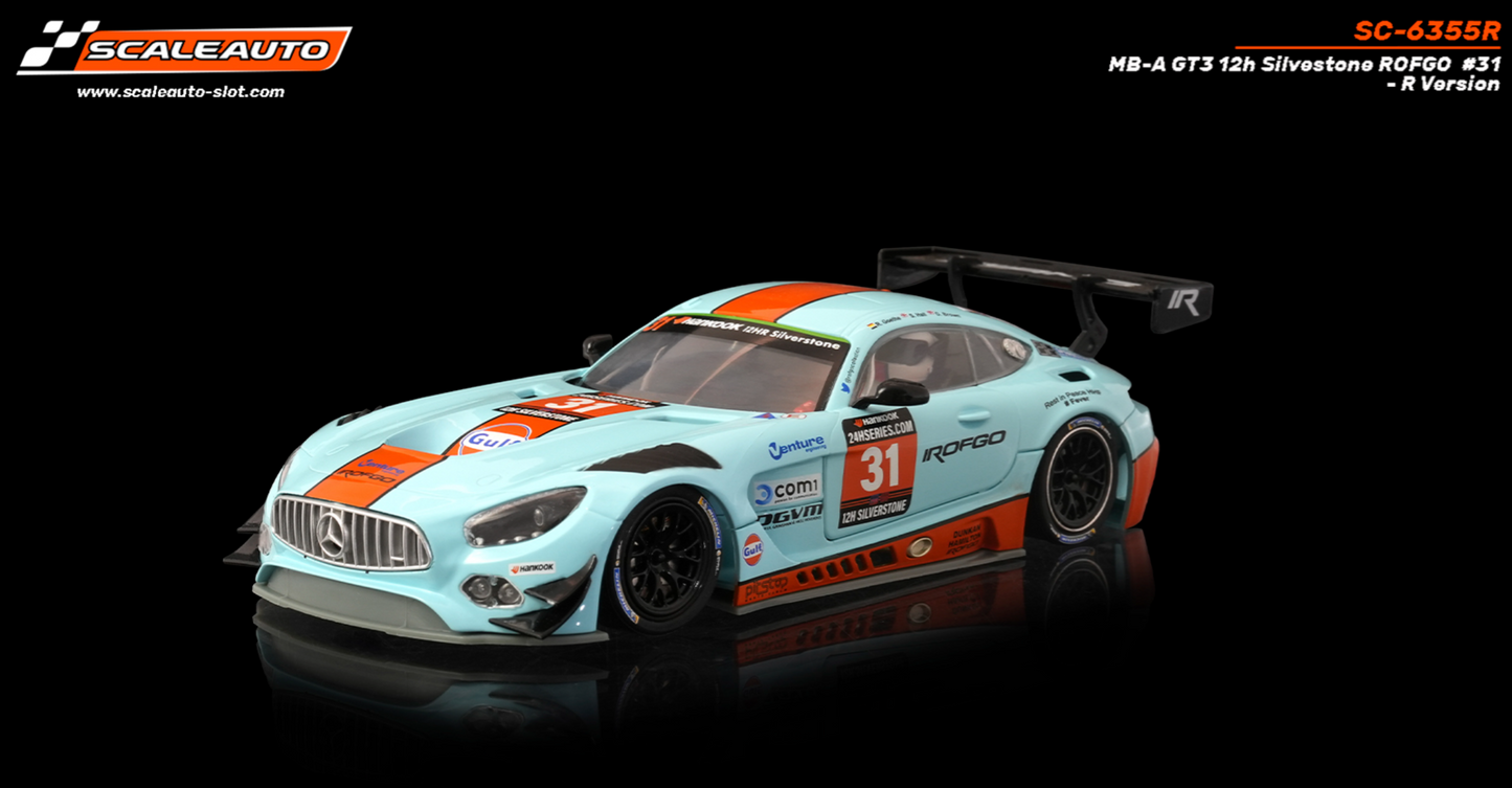 Scaleauto SC-6355R - PRE-ORDER NOW!!! - Mercedes AMG GT3 - Gulf #31 - 12h Silverstone - R Series