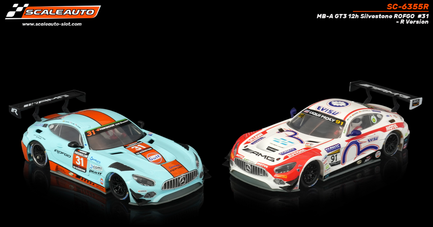 Scaleauto SC-6355R - PRE-ORDER NOW!!! - Mercedes AMG GT3 - Gulf #31 - 12h Silverstone - R Series