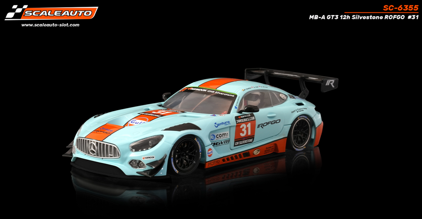 Scaleauto SC-6355 - PRE-ORDER NOW!!! - Mercedes AMG GT3 - Gulf #31 - 12h Silverstone - Home Series