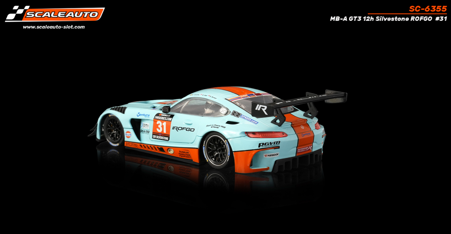 Scaleauto SC-6355 - PRE-ORDER NOW!!! - Mercedes AMG GT3 - Gulf #31 - 12h Silverstone - Home Series