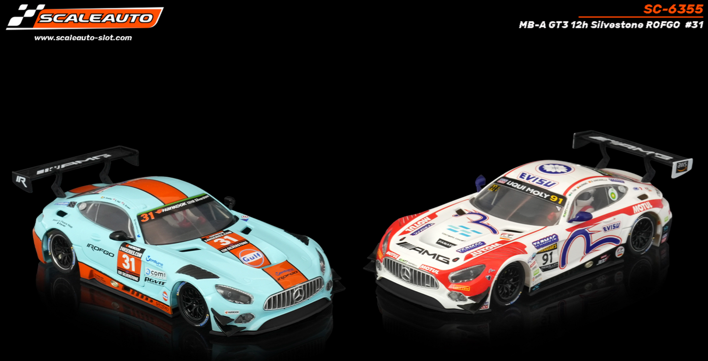 Scaleauto SC-6355 - PRE-ORDER NOW!!! - Mercedes AMG GT3 - Gulf #31 - 12h Silverstone - Home Series