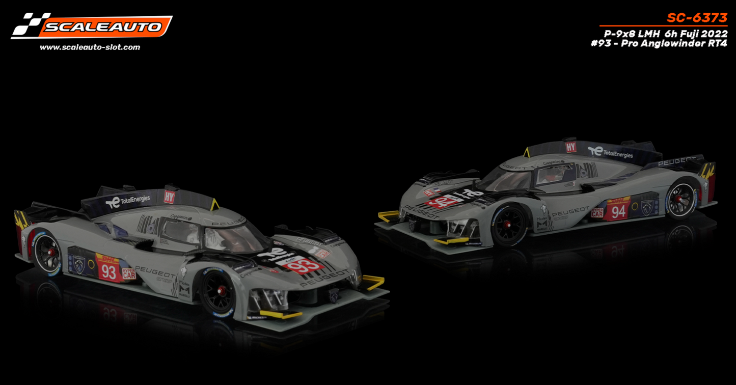 Scaleauto SC-6373 - Peugeot 9x8 LMH Hypercar #93 - '22 6h of Fuji - PRO