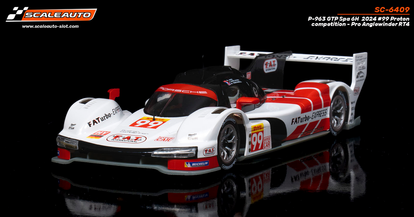Scaleauto SC-6409 - PRE-ORDER NOW! - Porsche 963 GTP - FATurbo #99 - '24 Spa 6h - PRO