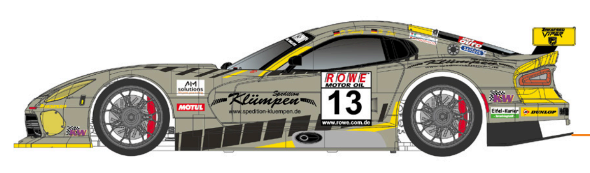 Scaleauto SC-6439R - Viper GTS-R - Zakspeed Racing #1`3 - '19 VLN Series - R Series