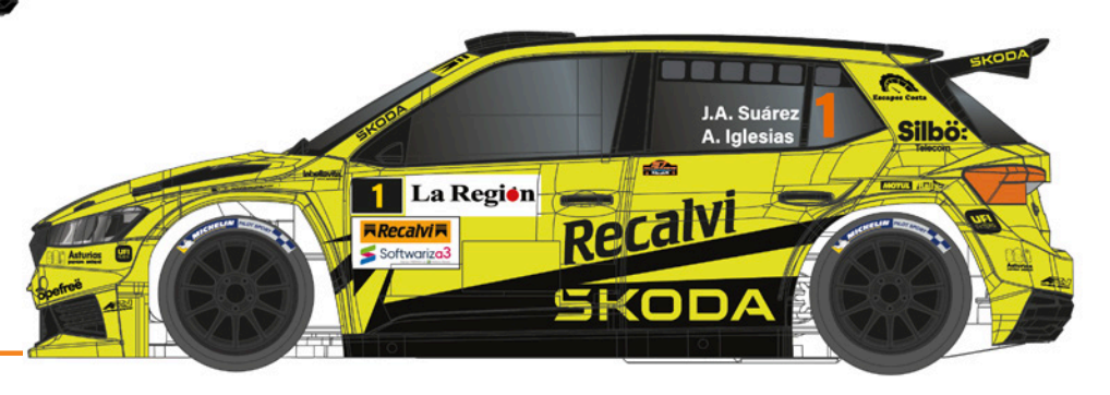Scaleauto R-Series SC-6445R - PRE-ORDER NOW! - Skoda Fabia R5 #1 - '24 Rally Ourense Winner