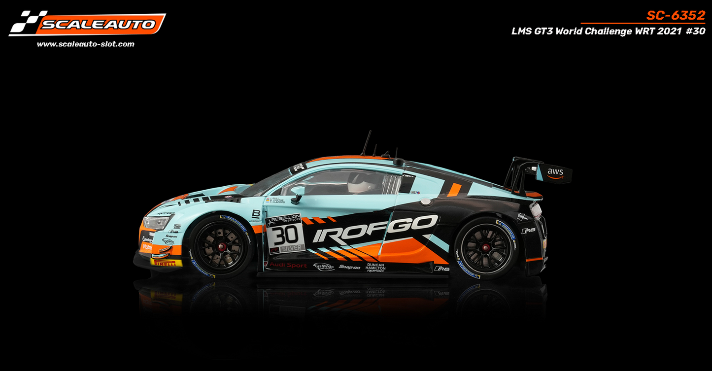 Scaleauto SC-6352R - Audi R8 LMS GT3 - Rofgo #30 - '21 World Challenge WRT - R Series