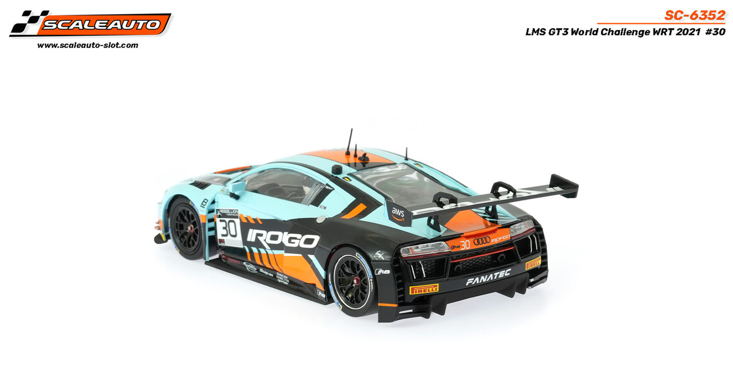 Scaleauto SC-6352R - Audi R8 LMS GT3 - Rofgo #30 - '21 World Challenge WRT - R Series