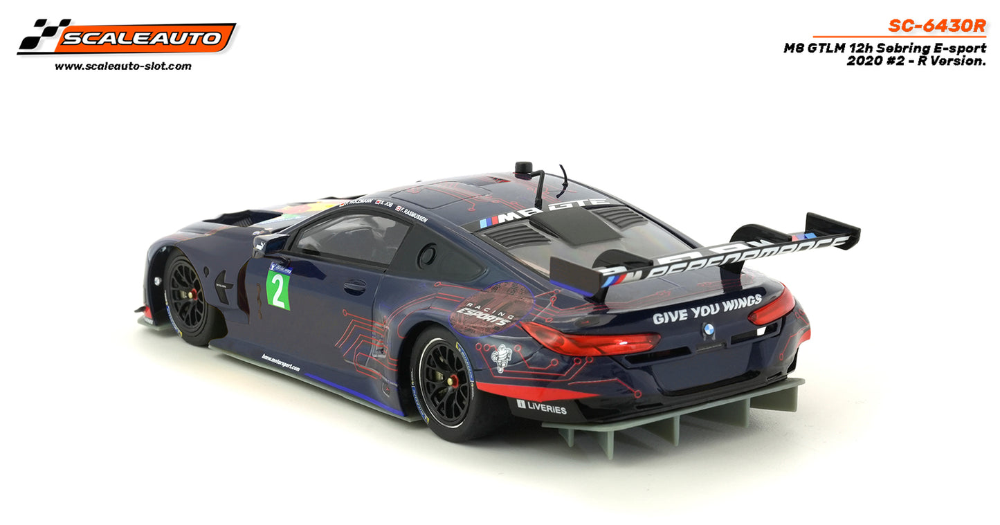 Scaleauto SC-6430R - PRE-ORDER NOW!!! - BMW M8 GTLM - E-Sports #2 - '20 Sebring 12H - R Series