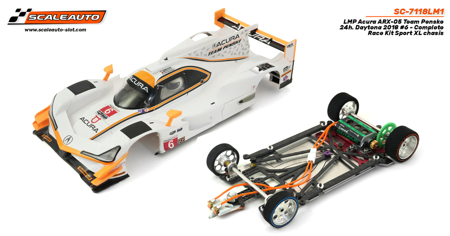 Scaleauto SC-7118LM1 - Acura ARX-05 LMP - Team Penske #6 - '18 Daytona - Racing Kit - SPORT XL