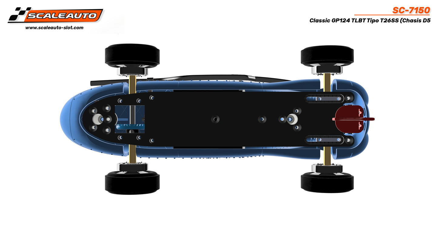 Scaleauto SC-7150 - PRE-ORDER NOW! - Talbot-Lago T26 SS - GP124 Classic - white kit (chassis D5)