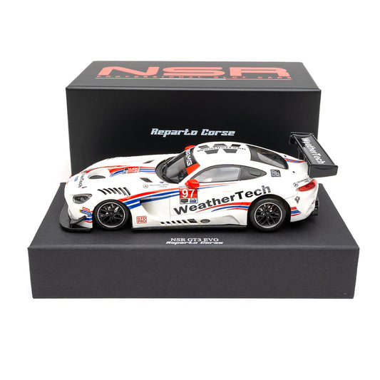 NSR 0430RCW-SW - PRE-ORDER NOW! - AMG GT3 EVO - Weathertech #97 - REPARTO CORSE for Wood Tracks