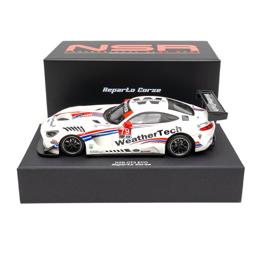 NSR 0431RCP-AW - PRE-ORDER NOW! - AMG GT3 EVO - Weathertech #79 - REPARTO CORSE for Plastic Tracks