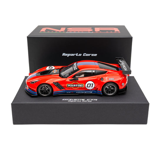 NSR 0436RCP-AW - PRE-ORDER NOW! - Corvette C7R - Martini Red #1 - REPARTO CORSE for Plastic Tracks