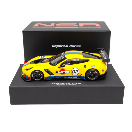NSR 0437RCW-SW - PRE-ORDER NOW! - Corvette C7R - Martini Yellow #2 - REPARTO CORSE for Wood Tracks