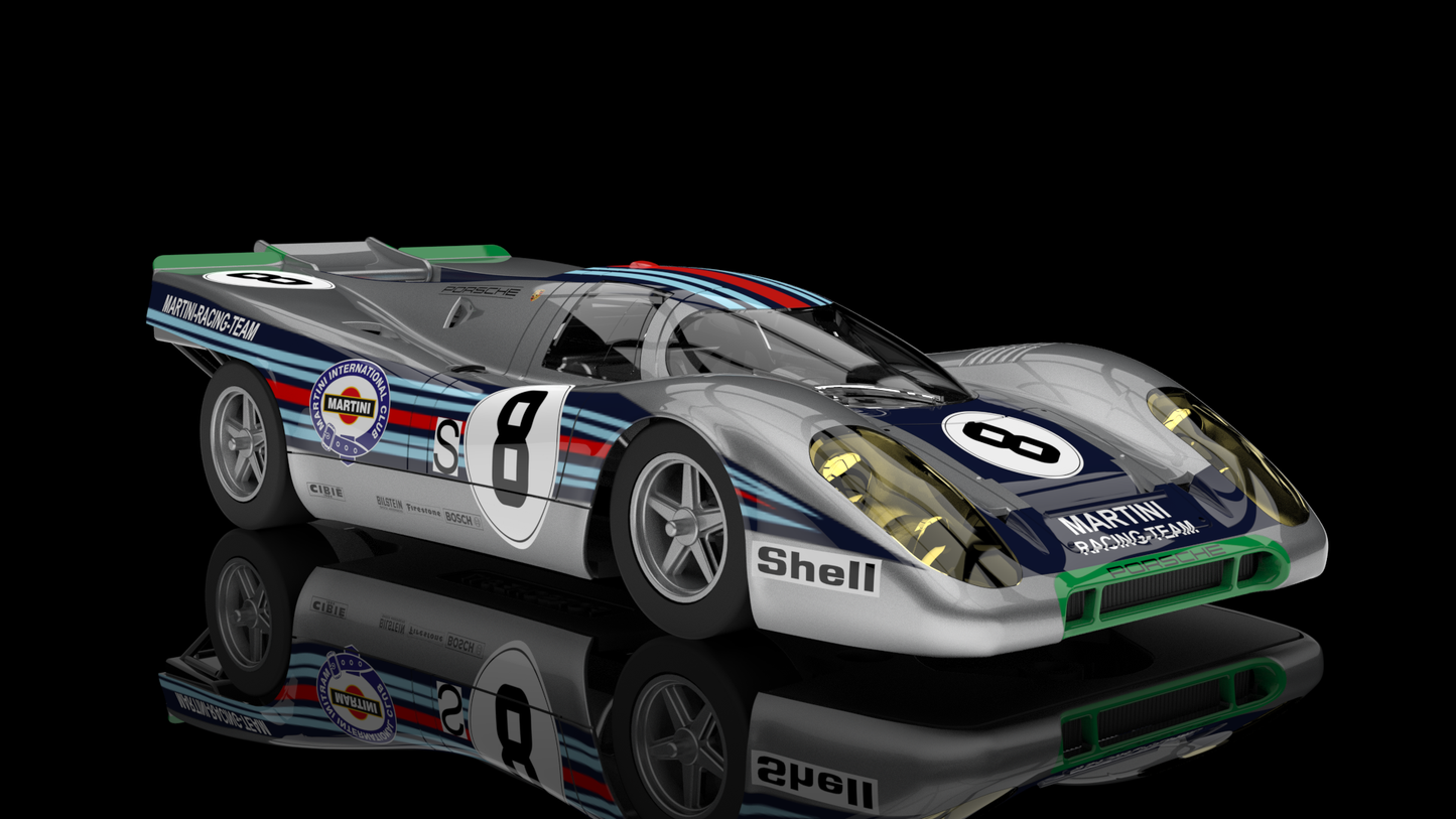 NSR 0579SW - PRÉ-ENCOMENDA AGORA! - Porsche 917K - Martini #8 - Elford / Redman - '71 Brands Hatch 1000km