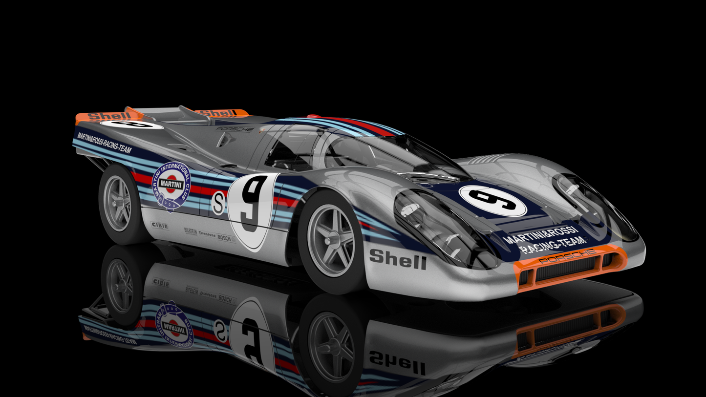 NSR 0580SW - Faça sua encomenda agora! - Porsche 917K - Martini #9 - Van Lennep / Larrousse - '71 Brands Hatch 1000km