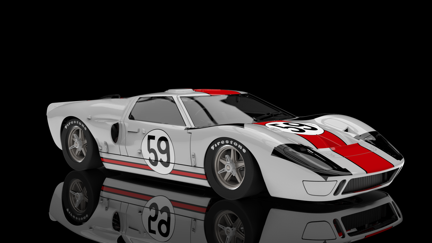 NSR 0603SW - PRE-ORDER NOW! - Ford GT40 MkI - Revson/Scott #59 - '66 Le Mans
