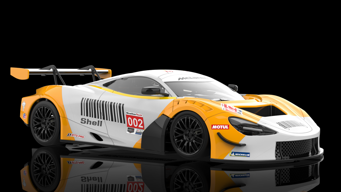 NSR 0633AW - PRE-ORDER NOW! - McLaren 720S GT3 - Marlboro Yellow Livery #2