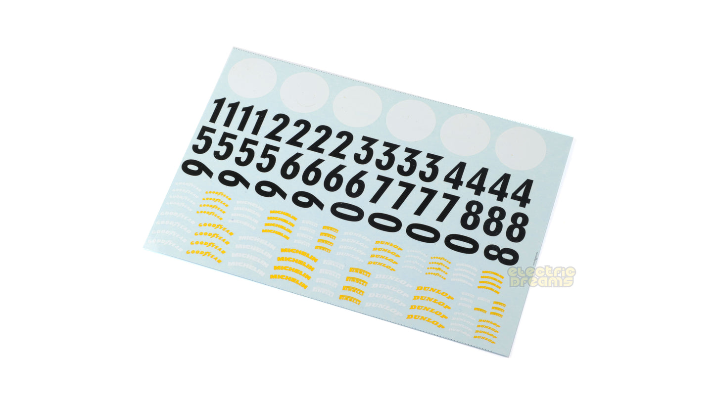 TeamSlot P00009 - Decal Sheet "CLASSICS - PNEUMATICS"