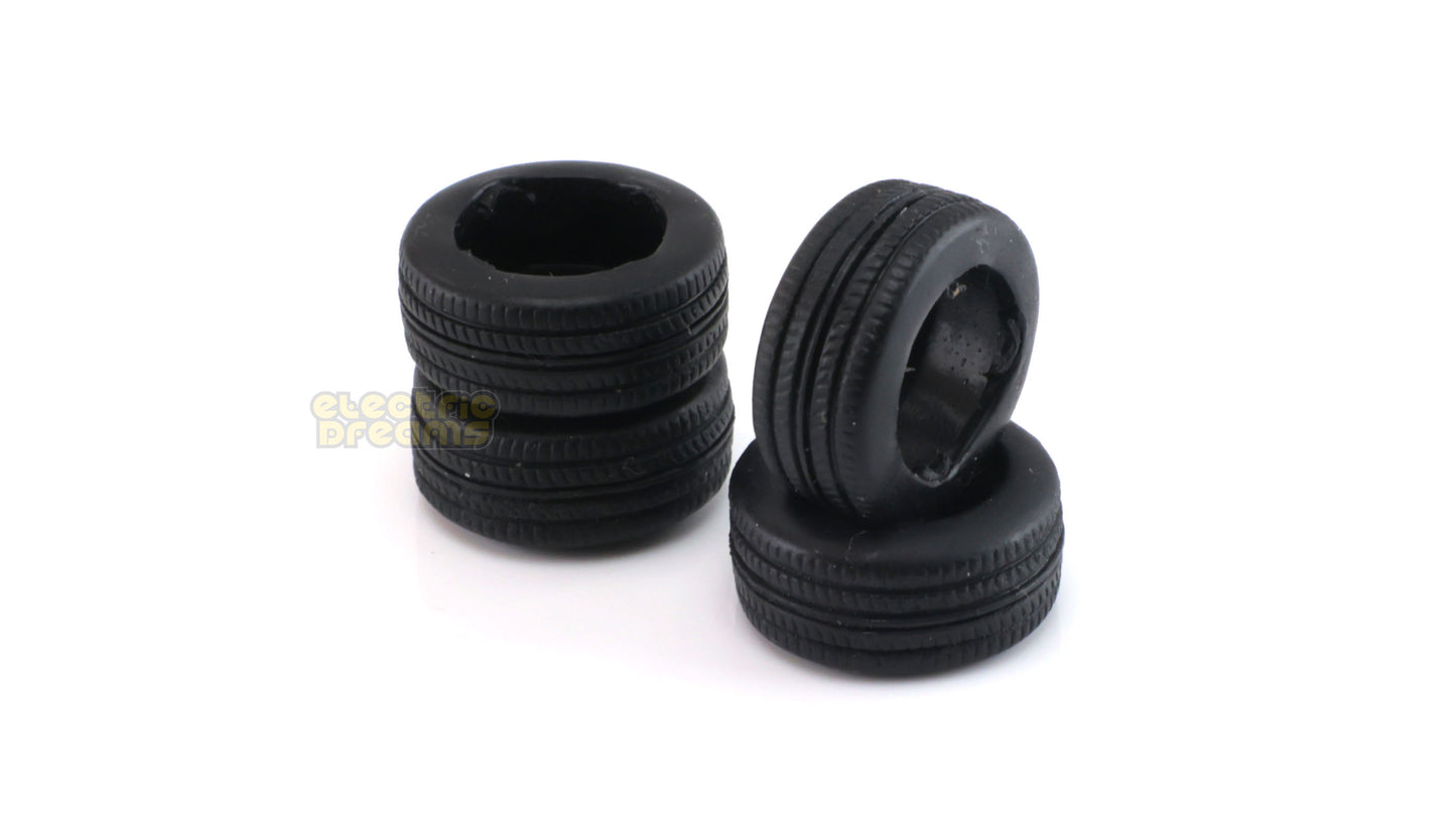 TeamSlot N0017 - Pack of 4 Tires - 18 x 9.5mm - Treaded