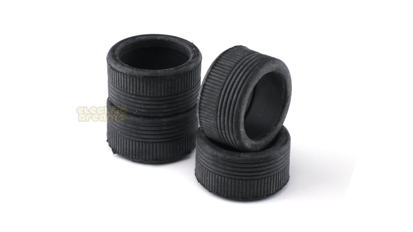 TeamSlot N0008 - Pack of 4 Tires - 18 x 10mm - Double Treaded - 35 Shore