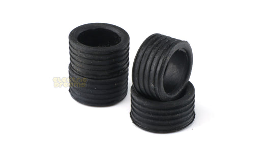 TeamSlot N0006 - Pack of 4 Tires - 18 x 10mm - Treaded - 35 Shore