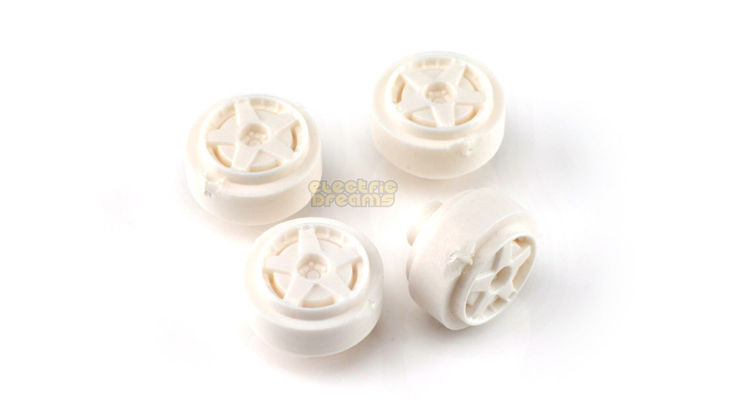 TeamSlot L15016 - 15mm Pro Plastic Wheels - Audi Quattro 5-Spoke - pack of 4