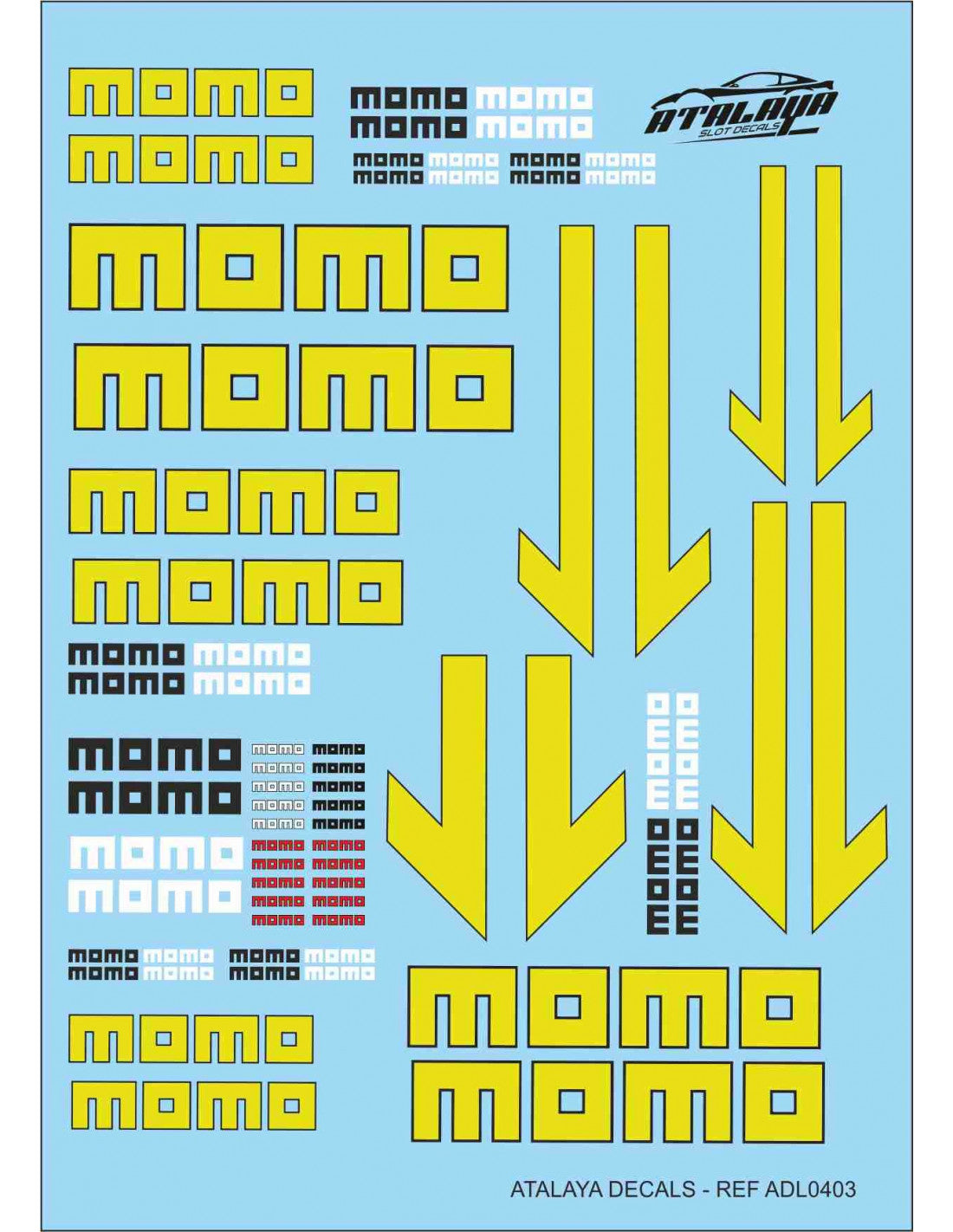 Atalaya Decals ADL0403 - MOMO