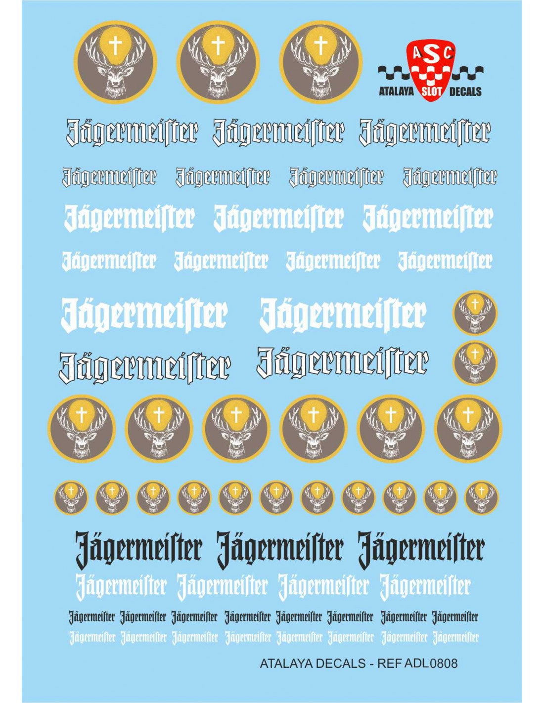 Atalaya Decals ADL0808 - Jagermeister