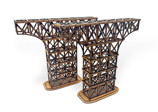 Magnetic Racing MRA118IL - Sistema de Ponte de Ferro Hughsey - Suportes de Ferro