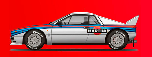 Fly R2001R2 - PRE-ORDER NOW! - Lancia 037 - Martini Racing White - RACING EVO3