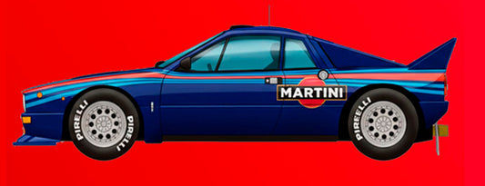 Fly R2001R3 - PRE-ORDER NOW! - Lancia 037 - Martini Racing Blue - RACING EVO3