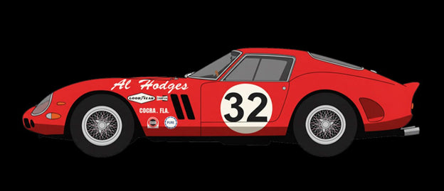 Fly A2078 - PRE-ORDER NOW! - Ferrari 250 GTO - Perkins #35 - '64 Daytona Continental
