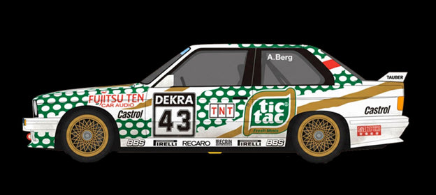 Fly A2123 - PRE-ORDER NOW! - BMW M3 E30 - Tic-Tac #43 - '91 DTM